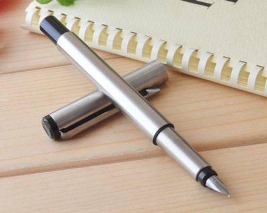 Перьевая ручка Parker Vector F03, цвет: Steel, перо: F, S0723480