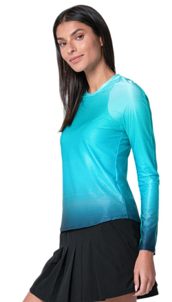 Lucky in Love In It To Win It Long Sleeve - aquamarine
