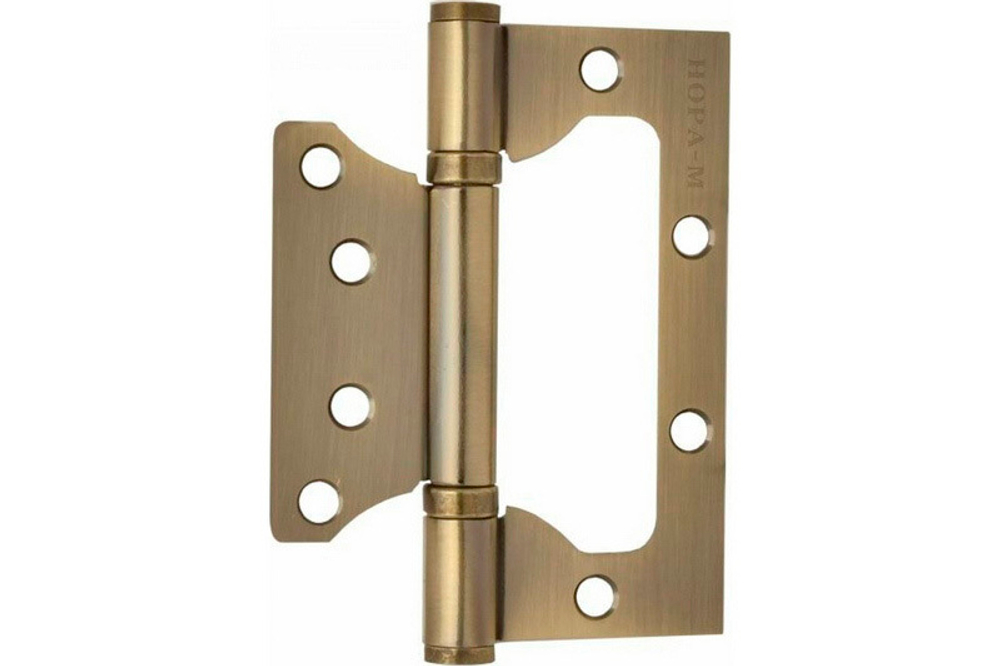 Петля НАКЛАДНАЯ Нora-М 800-4''  100х75х2,5 AB бронза