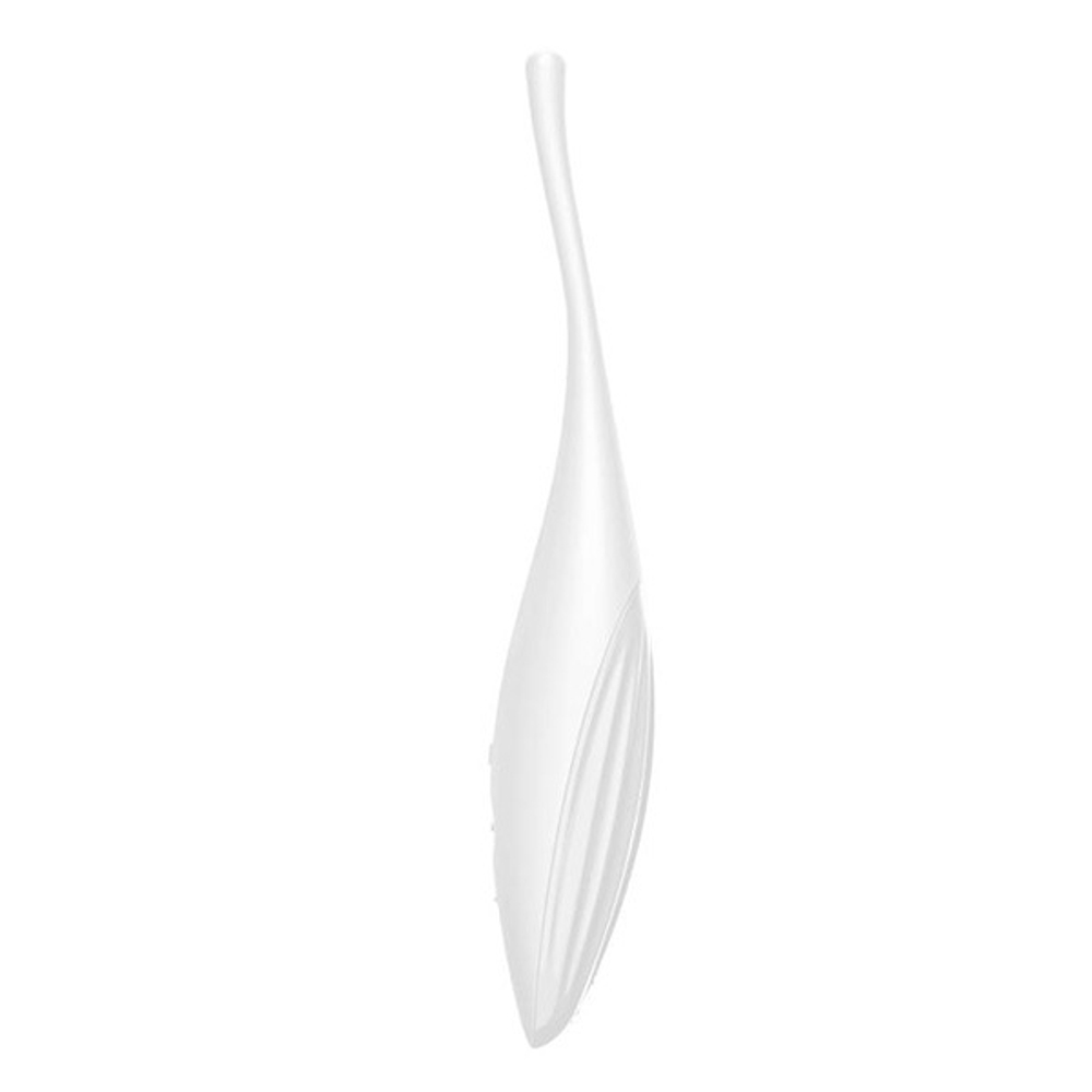 Белый точечный стимулятор 18см Satisfyer Twirling Joy