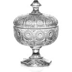 Конфетница с крышкой muza crystal 250 мл. диаметр=11,5 см. высота=16 см.