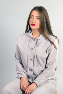 Жакет женский Mila Bezgerts 3668зп, цвет льняной, размер 56-164