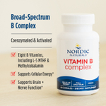 Nordic Naturals, Комплекс витаминов группы B, 45 капсул