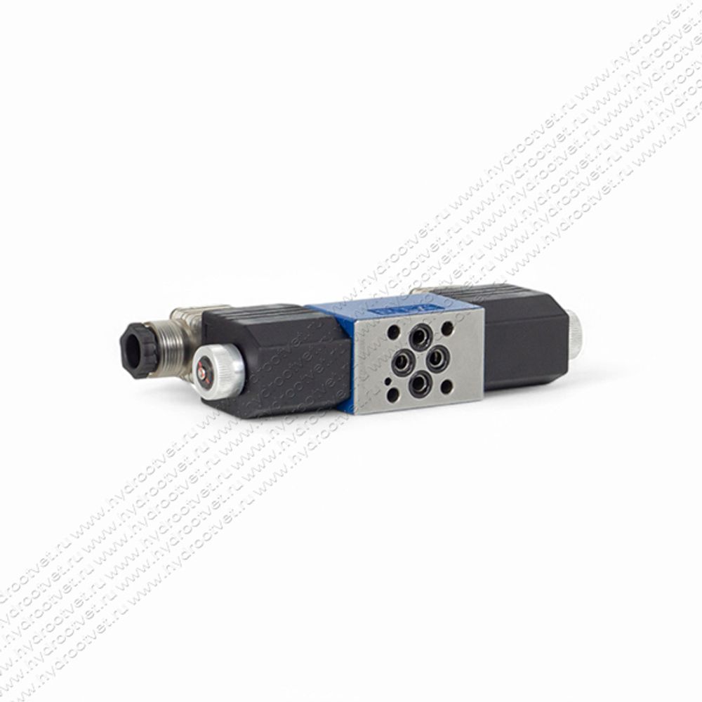 4WE4E2X/CG24N9Z5L - Гидрораспределитель золотниковый Ду 4 (CETOP02) с электроуправлением, схема E (44), электроуправление G24, возврат - пружинный