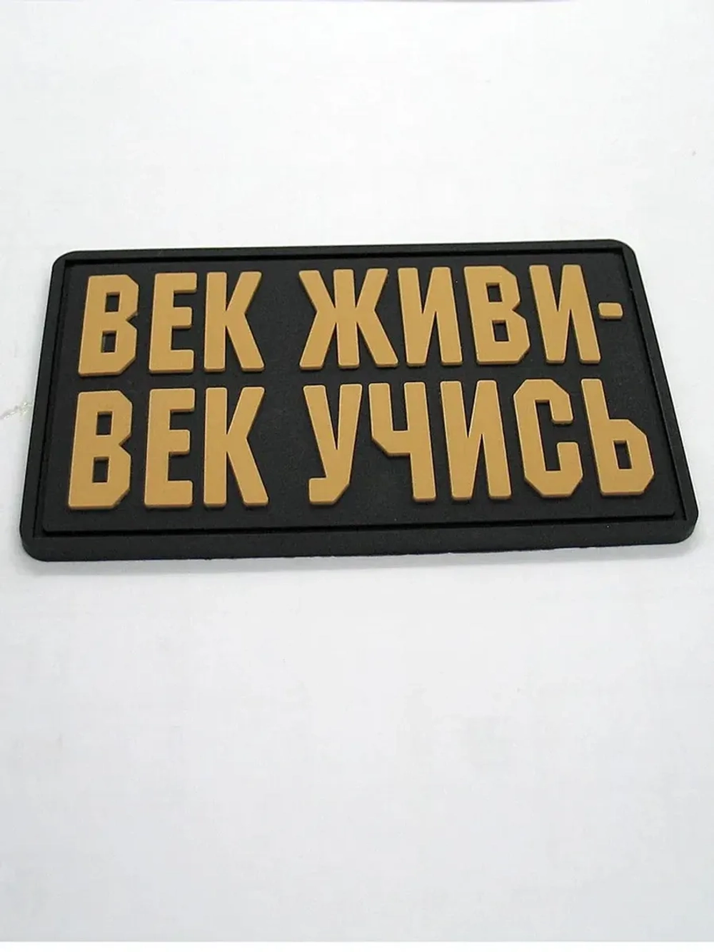 Шеврон на липучке Век живи век учись