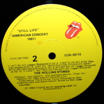 The Rolling Stones / Still Life (American Concert 1981)(LP)