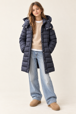 Пуховое пальто Moncler, 128-140
