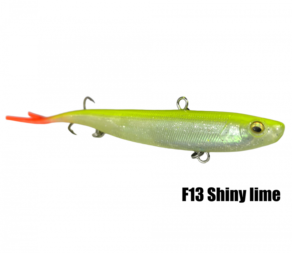 Баланслаг Jig It Whale Tail 150mm 39g цв. F13 Shiny lime