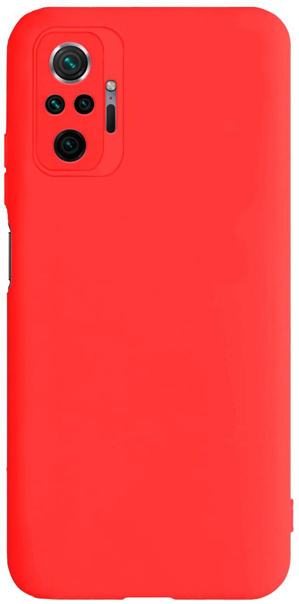 Мягкий Soft Touch чехол из силикона для XIAOMI REDMI NOTE 10 PRO / 10 PRO MAX с бархатной подкладкой