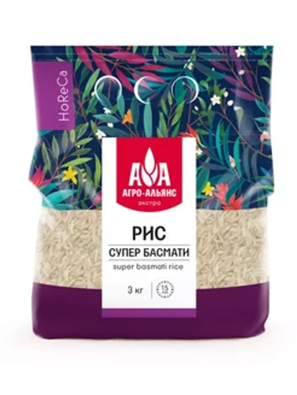 Рис суппер БАСМАТИ 3кг HORECA