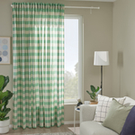 Штора IKEA GLANSHAGTORN (ГЛАНШАГТОРН), Зеленый, 300х250 см