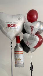 Воздушные шары 23 февраля №8967
