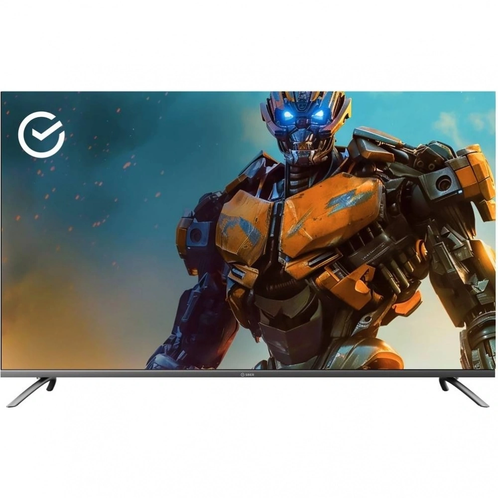 Телевизор Sber SDX-55UQ6000DGA 55" Салют ТВ Frameless 4K Ultra HD темно-серый