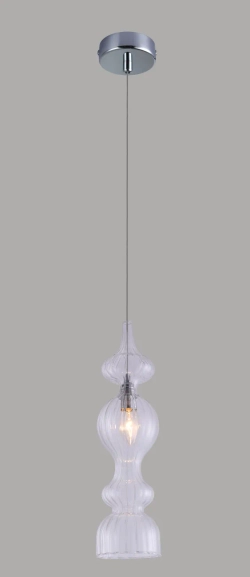 Светильник подвесной Crystal Lux IRIS SP1 A TRANSPARENT