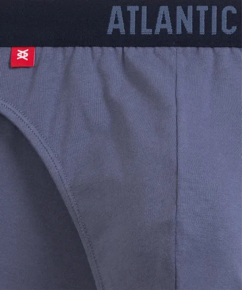 Трусы (5шт) мужские слипы спорт ATLANTIC 5SMP-004, светло-зеленый + темно-синий + светло-голубой + индиго + темно-голубой