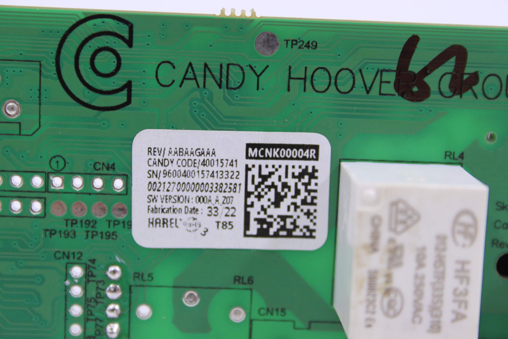 Модуль управления 40015741 сушильной машины Candy