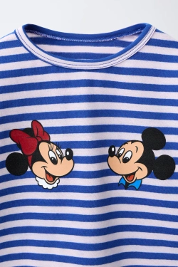 ZARA ФУТБОЛКА В ПОЛОСКУ «МИККИ И МИННИ МАУС» ©DISNEY, ПОЛОСКИ