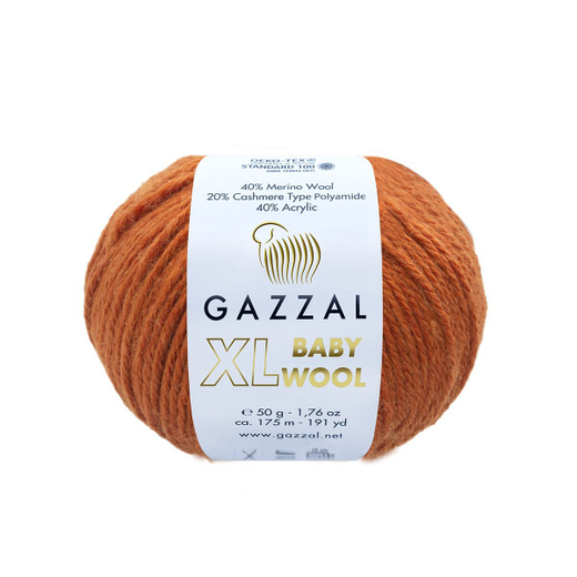 BABY WOOL XL,терракот