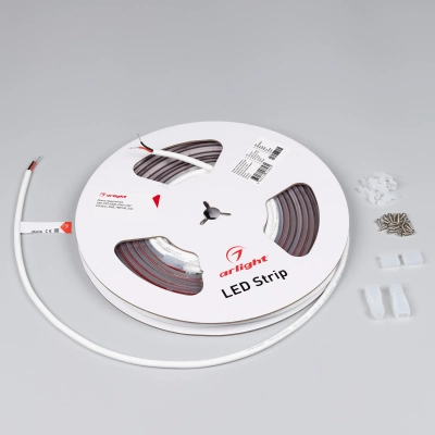Лента герметичная CSP-PFS-X320-10mm 24V Warm2700 (10 W/m, IP68, TWP100, 5m) (Arlight, -)