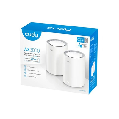 Cudy M3000 Wi-Fi 6 Mesh-система AX3000 2-Pack