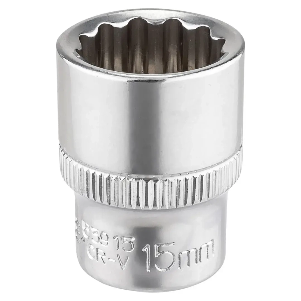 Головка 15мм (12гр.), 3/8'' RockFORCE RF-53915