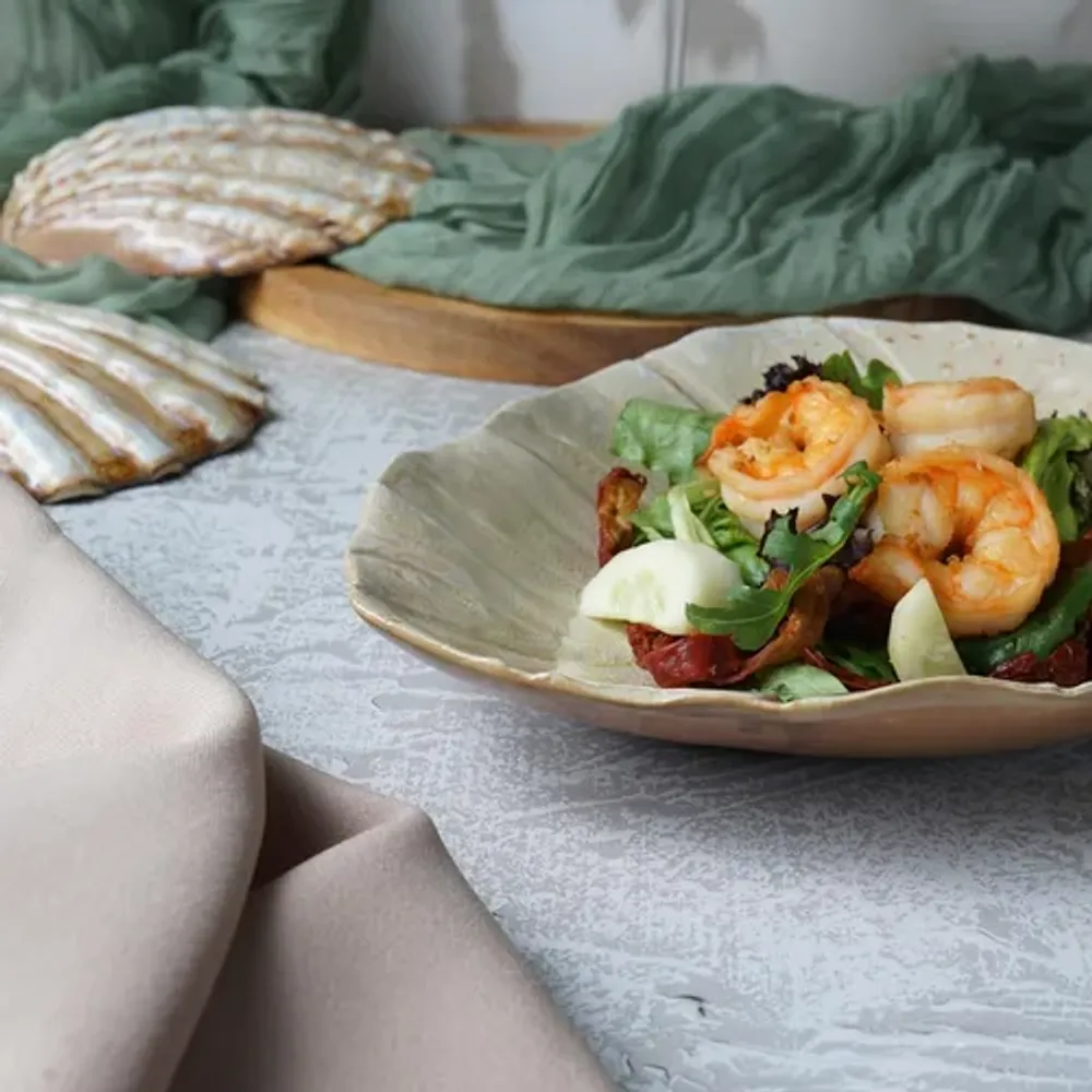 Блюдо для подачи 23*19 см h4,5 см 225 мл емкость для закусок Pearl Leaf Frutti di Mare P.L. [4]