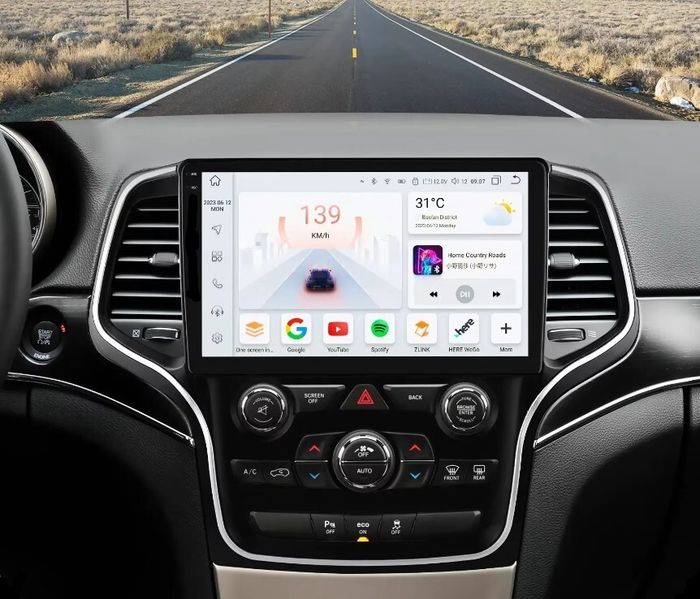 Магнитола для Jeep Grand Cherokee WK2 2013-2021 (ШГУ 8.4") - Teyes CC3-2K на Android 10, Быстрая, 2K QLED, CarPlay, 4G SIM-слот