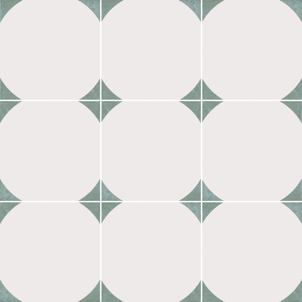 Smile Tile Эклектика Брайтон Зеленый 20x20
