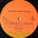 Frank Sinatra ‎– Sinatra Sings Cahn And Van Heusen (Англия 1974г.)