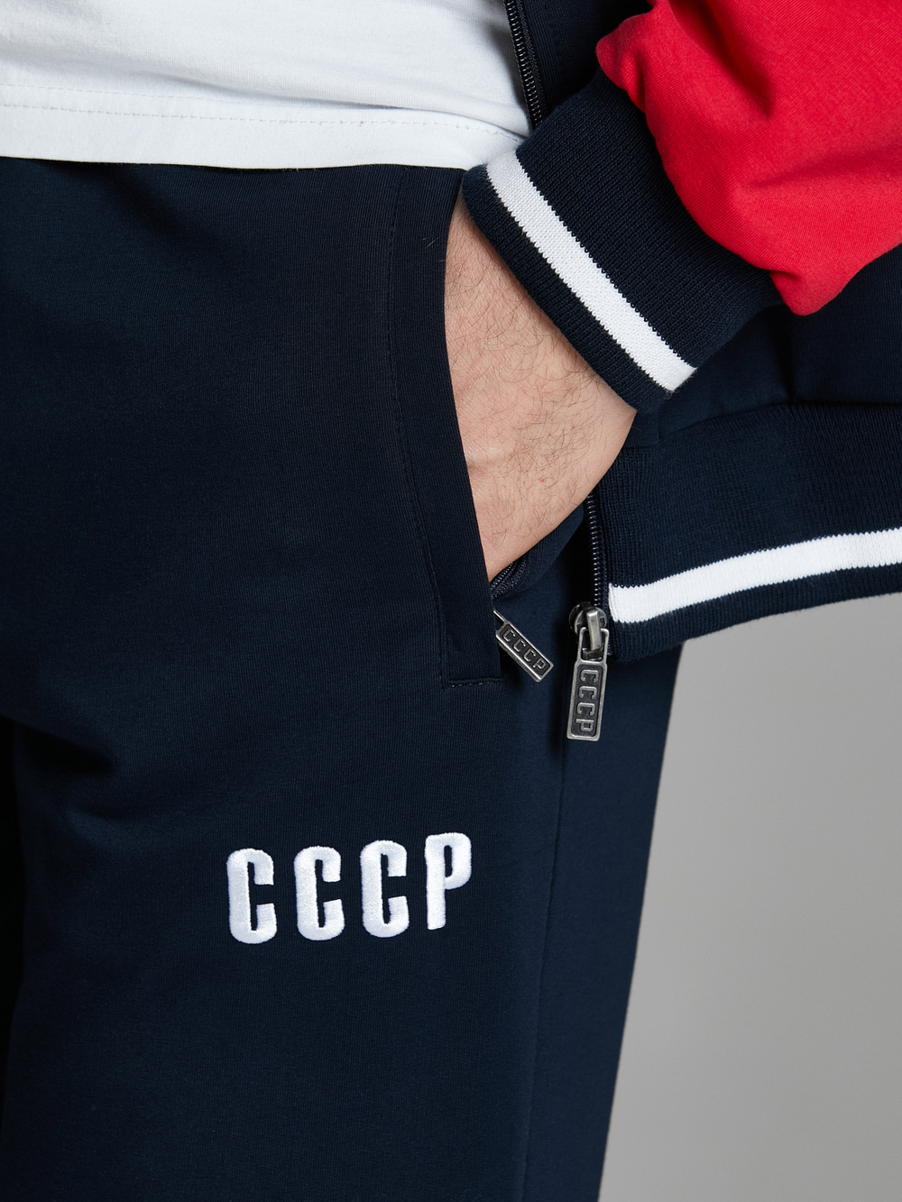 Спортивный костюм мужской СССР 11M-RT-1883 темно-синий