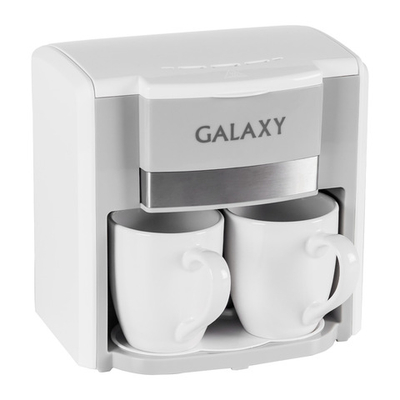 Кофеварка Galaxy GL0708/белая
