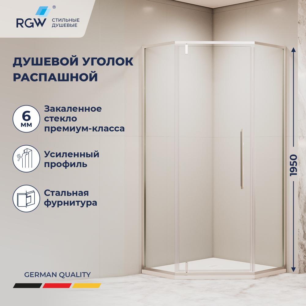 Душевой уголок RGW SV-81 (Прозрачное, 800x800)