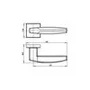 Размеры ручки ARC USQ2 SN-CP-3