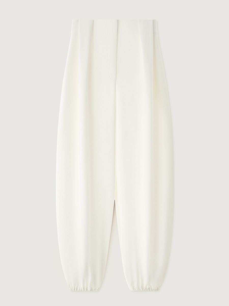 Выразительные брюки-аладдины Tailored White