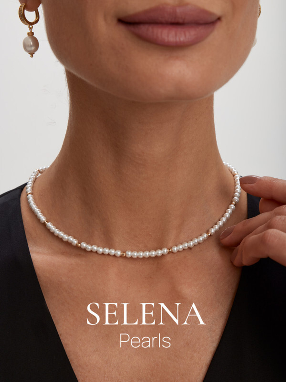 91003267 Колье Selena Pearls