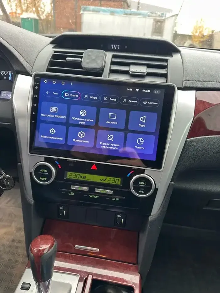 Магнитола для Toyota Camry 50 2011-2014 - Kuberg OL-1607 NPQU QLed, Android 12, Быстрая, CarPlay, 4G SIM-слот