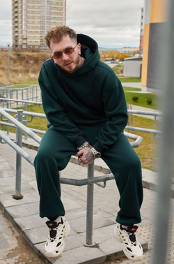 Джоггеры "Winter" зеленые