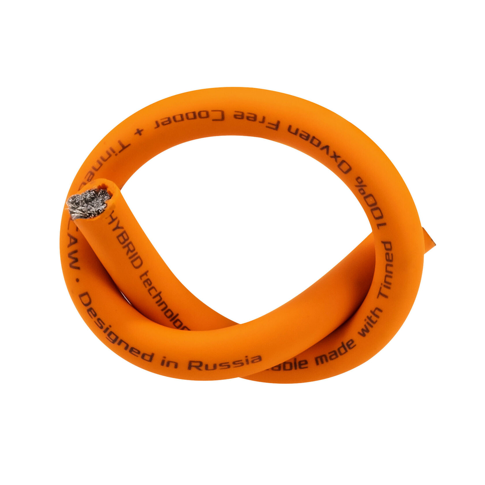 RAVEN POWER CABLE 4 GA ORANGE