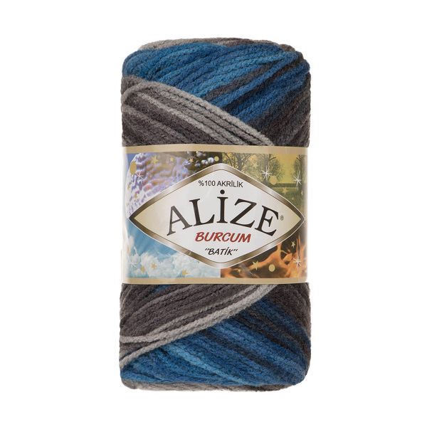 Пряжа Alize (Ализе) Burcum Batik / уп.5 мот. по 100 г, 210м, 4200 секционный A