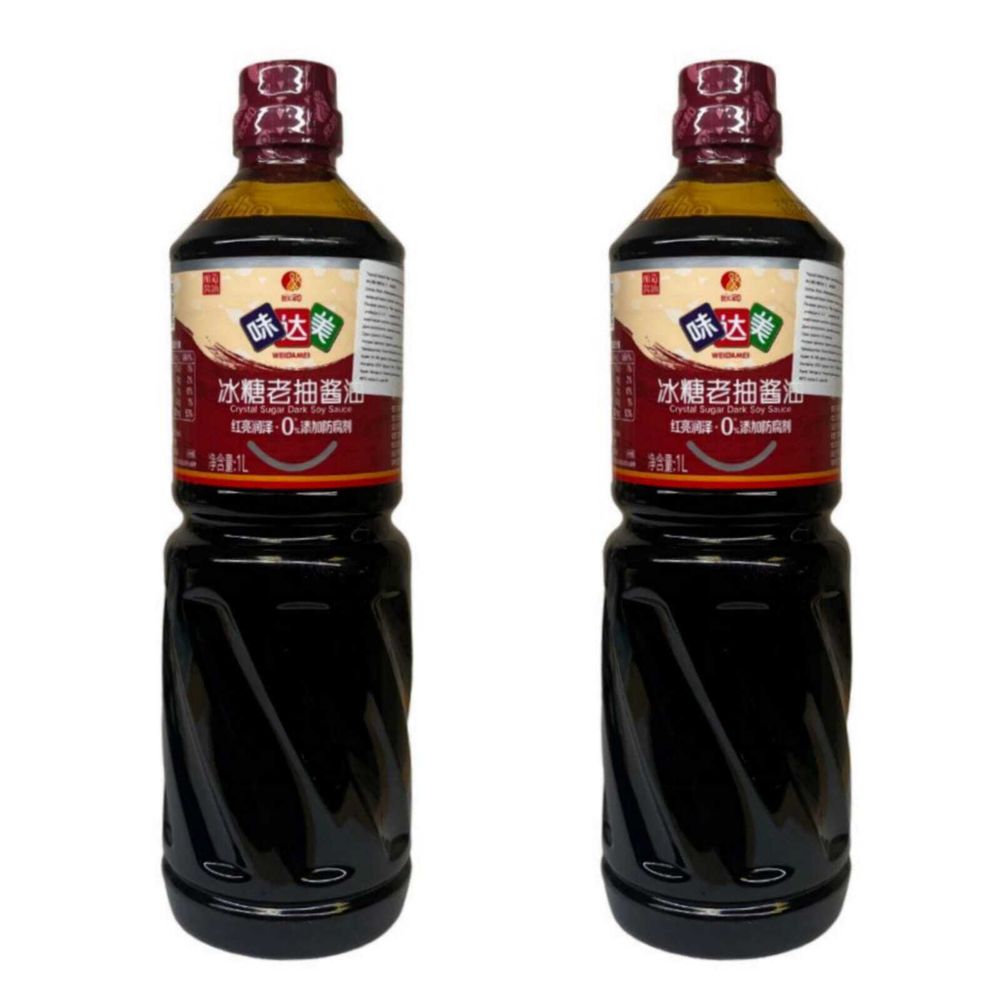 Соевый соус темный Weidamei Crystal Sugar Dark 1 л 2 шт