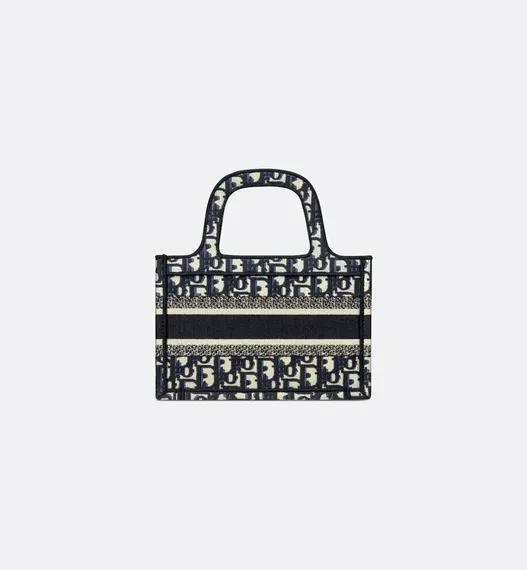 Сумка Dior Book Tote, модель мини-формата синий