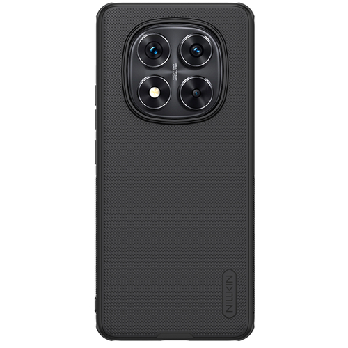Чехол усиленный от Nillkin c встроенным круглым магнитом для Xiaomi Redmi Note 14 Pro+ 5G, серия Super Frosted Shield Pro Magnetic Case