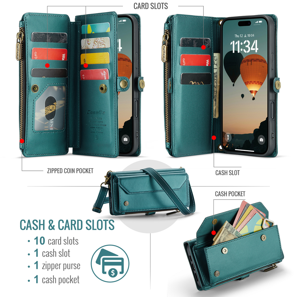 Чехол-кошелек CaseMe Wallet Bag iPhone 17 Pro Max