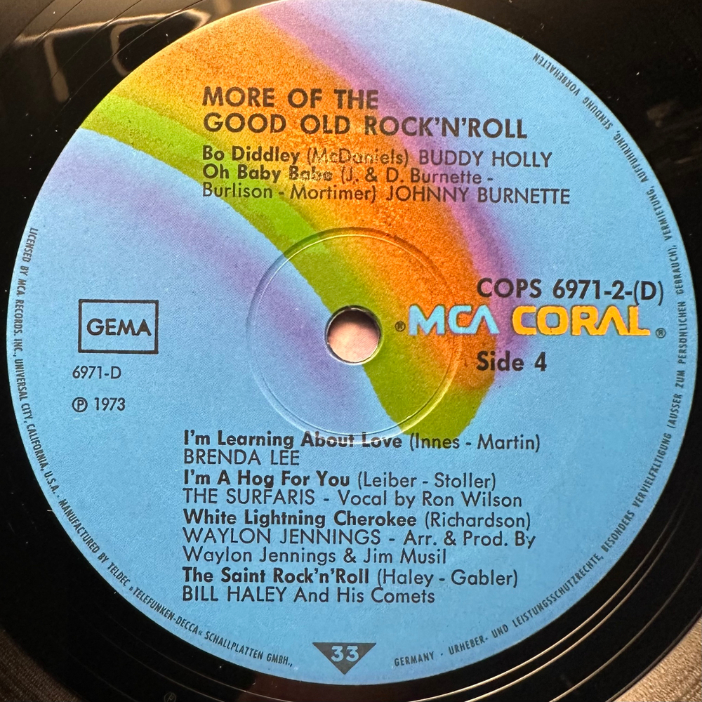 Сборник More Of The Good Old Rock'n Roll 2LP (Германия 1973г.)
