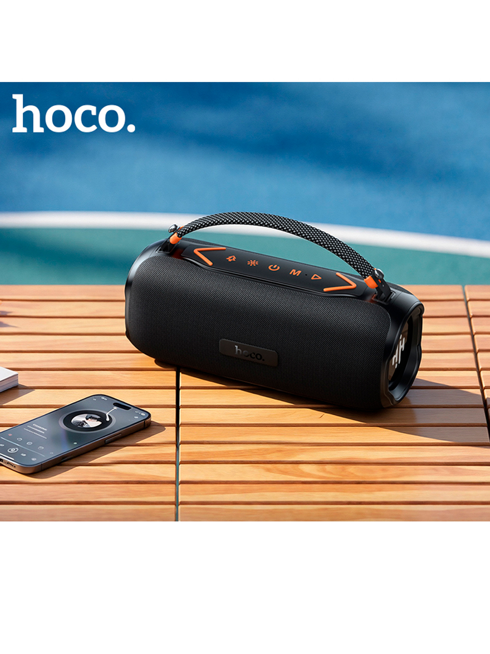 Портативная блютуз колонка hoco HC52 30Вт