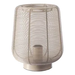 Лампа настольная Vinger, Ø22х26 см, бежевая