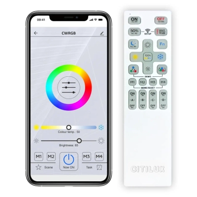 Citilux Диамант Смарт CL713A80G Умная люстра Хром