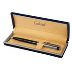 Ручка подарочная шариковая GALANT "ACTUS", корпус серебристый с черным, детали хром, узел 0,7 мм, синяя, 143518