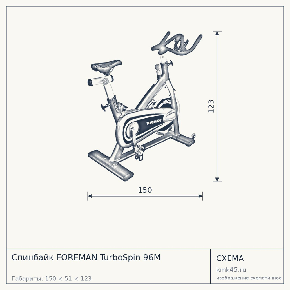 Спинбайк FOREMAN TurboSpin 96M — от 94 000 ₽