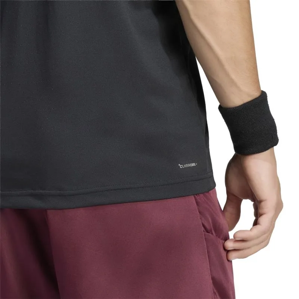 Мужская теннисная футболка Adidas Oversized - black